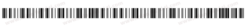 Libre Barcode 39 Ext字体转换